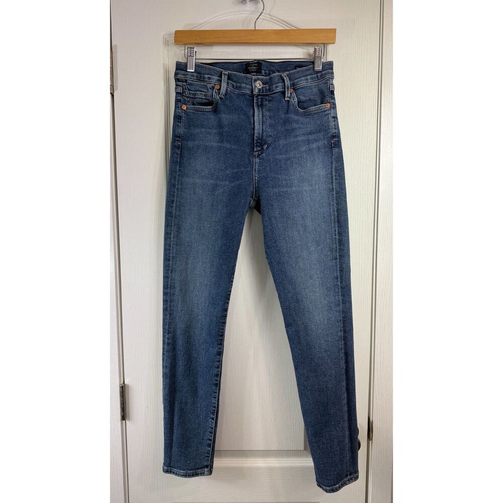 Citizens of Humanity Rocket Crop Jeans Womens 29 Mid Rise Skinny Blue